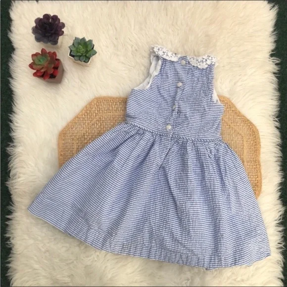 Polo Ralph Lauren Seersucker Stripe Dress - Picture 6 of 13